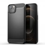 Carcasa Flexible Carbon compatibila cu iPhone 13 Black 8 - lerato.ro