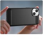 Carcasa Flexible Carbon compatibila cu iPhone 14 Plus Black 11 - lerato.ro