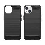 Carcasa Flexible Carbon compatibila cu iPhone 14 Plus Black 13 - lerato.ro