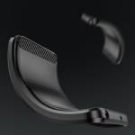 Carcasa Flexible Carbon compatibila cu iPhone 14 Pro Max Black 6 - lerato.ro