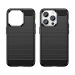 Carcasa Flexible Carbon compatibila cu iPhone 14 Pro Max Black 9 - lerato.ro