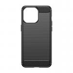 Carcasa Flexible Carbon compatibila cu iPhone 15 Pro Max Black 3 - lerato.ro