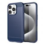 Carcasa Flexible Carbon compatibila cu iPhone 16 Pro Max Blue 10 - lerato.ro