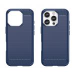 Carcasa Flexible Carbon compatibila cu iPhone 16 Pro Max Blue 7 - lerato.ro