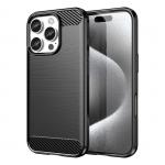 Carcasa Flexible Carbon compatibila cu iPhone 16 Pro Black 7 - lerato.ro