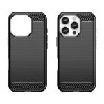 Carcasa Flexible Carbon compatibila cu iPhone 16 Pro Black 6 - lerato.ro