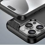 Carcasa Flexible Carbon compatibila cu iPhone 16 Pro Black 3 - lerato.ro