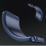 Carcasa Flexible Carbon compatibila cu iPhone 16 Blue 10 - lerato.ro