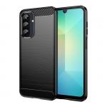Carcasa Flexible Carbon compatibila cu Samsung Galaxy A26 5G Black 2 - lerato.ro