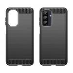 Carcasa Flexible Carbon compatibila cu Samsung Galaxy A26 5G Black 3 - lerato.ro
