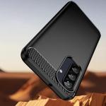 Carcasa Flexible Carbon compatibila cu Samsung Galaxy A26 5G Black 6 - lerato.ro