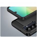 Carcasa Flexible Carbon compatibila cu Samsung Galaxy A26 5G Black 7 - lerato.ro