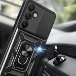 Carcasa Hybrid Armor CamShield compatibila cu Samsung Galaxy A26 5G Black 7 - lerato.ro