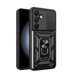 Carcasa Hybrid Armor CamShield compatibila cu Samsung Galaxy A56 5G Black 2 - lerato.ro