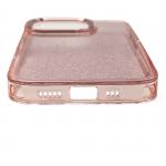 Carcasa Glitter compatibila cu iPhone 16 Pink 3 - lerato.ro
