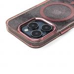 Carcasa Glitter MagSafe compatibila cu iPhone 16 Pro Max Pink 6 - lerato.ro