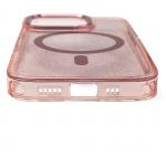 Carcasa Glitter MagSafe compatibila cu iPhone 16 Pro Max Pink 3 - lerato.ro