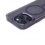 Carcasa Glitter MagSafe compatibila cu iPhone 16 Purple 7 - lerato.ro