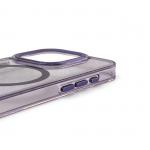 Carcasa Glitter MagSafe compatibila cu iPhone 16 Purple 4 - lerato.ro