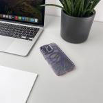 Carcasa Glitter MagSafe compatibila cu iPhone 16 Purple 5 - lerato.ro