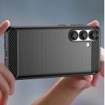 Carcasa Flexible Carbon compatibila cu Samsung Galaxy S25 Edge Black 15 - lerato.ro