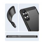 Carcasa Flexible Carbon compatibila cu Samsung Galaxy S25 Edge Black 10 - lerato.ro