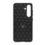 Carcasa Flexible Carbon compatibila cu Samsung Galaxy S25 Edge Black 7 - lerato.ro