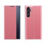 Husa Sleep Stand Case compatibila cu Samsung Galaxy S25 Edge Pink 3 - lerato.ro