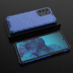 Carcasa Honeycomb compatibila cu Samsung Galaxy A73 5G Blue 3 - lerato.ro