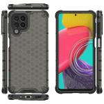 Carcasa Honeycomb compatibila cu Samsung Galaxy M53 5G Black 3 - lerato.ro