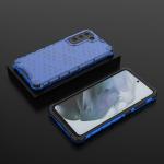 Carcasa Honeycomb compatibila cu Samsung Galaxy S21 FE 5G Blue 3 - lerato.ro