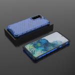 Carcasa Honeycomb compatibila cu Samsung Galaxy S22 Blue 4 - lerato.ro