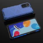 Carcasa Honeycomb compatibila cu Xiaomi Redmi Note 11/11S Blue 4 - lerato.ro