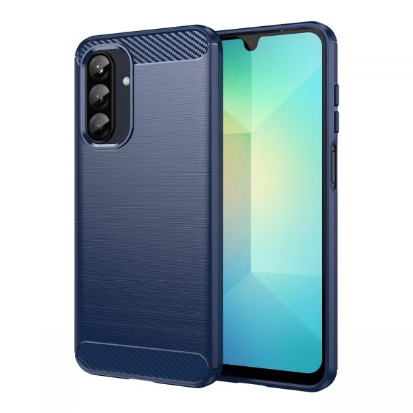 Carcasa Flexible Carbon compatibila cu Samsung Galaxy A36 / A56 5G Blue
