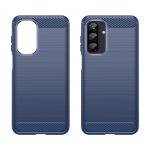 Carcasa Flexible Carbon compatibila cu Samsung Galaxy A36 / A56 5G Blue 3 - lerato.ro