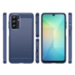 Carcasa Flexible Carbon compatibila cu Samsung Galaxy A36 / A56 5G Blue 4 - lerato.ro