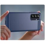 Carcasa Flexible Carbon compatibila cu Samsung Galaxy A36 / A56 5G Blue 5 - lerato.ro