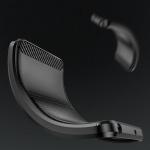Carcasa Flexible Carbon compatibila cu Samsung Galaxy A36 / A56 5G Black 5 - lerato.ro