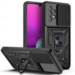 Carcasa Hybrid Armor CamShield compatibila cu Samsung Galaxy A33 5G Black 2 - lerato.ro