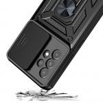 Carcasa Hybrid Armor CamShield compatibila cu Samsung Galaxy A33 5G Black 3 - lerato.ro