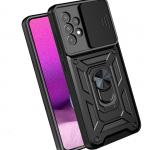 Carcasa Hybrid Armor CamShield compatibila cu Samsung Galaxy A33 5G Black 4 - lerato.ro