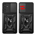 Carcasa Hybrid Armor CamShield compatibila cu Samsung Galaxy M14 Black 3 - lerato.ro