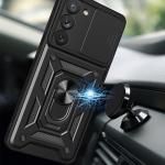 Carcasa Hybrid Armor CamShield compatibila cu Samsung Galaxy S23 Plus Black 8 - lerato.ro