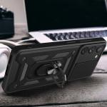 Carcasa Hybrid Armor CamShield compatibila cu Samsung Galaxy S23 Plus Black 7 - lerato.ro