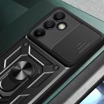 Carcasa Hybrid Armor CamShield compatibila cu Samsung Galaxy S24 FE Black 4 - lerato.ro