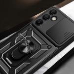 Carcasa Hybrid Armor CamShield compatibila cu Samsung Galaxy S24 FE Black 9 - lerato.ro