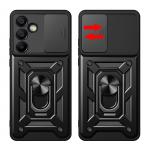 Carcasa Hybrid Armor CamShield compatibila cu Samsung Galaxy S24 FE Black 5 - lerato.ro