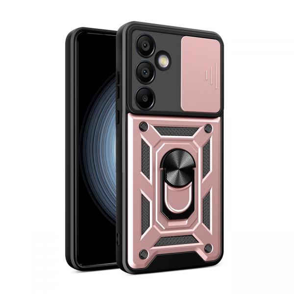 Carcasa Hybrid Armor CamShield compatibila cu Samsung Galaxy S24 FE Pink