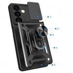 Carcasa Hybrid Armor CamShield compatibila cu Samsung Galaxy S24 Plus Black 7 - lerato.ro