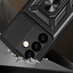 Carcasa Hybrid Armor CamShield compatibila cu Samsung Galaxy S24 Plus Black 8 - lerato.ro